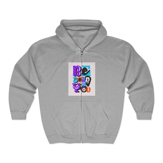 "Boldly You" Unisex Zip Hoodie