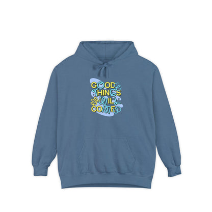 Good Things Unisex Garment-Dyed Hoodie