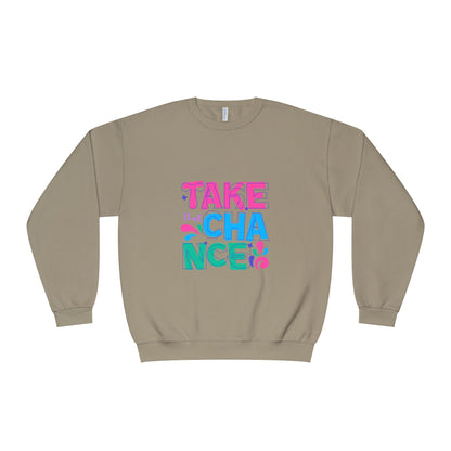 Take a Chance Design Unisex Crewneck Sweatshirt