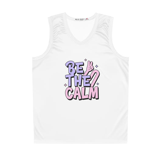 'Be The Calm' Comfortable Basketball Jersey