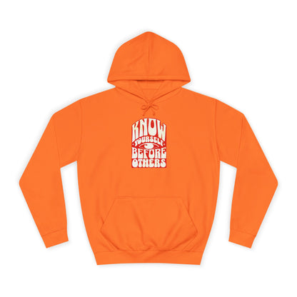 Know Yourself Unisex College Hoodie